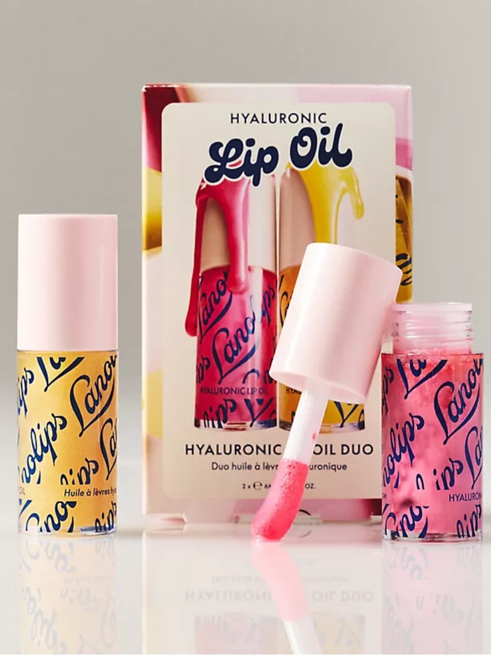 LANOLIPS➕Hyaluronic Lip Oil Duo NIB